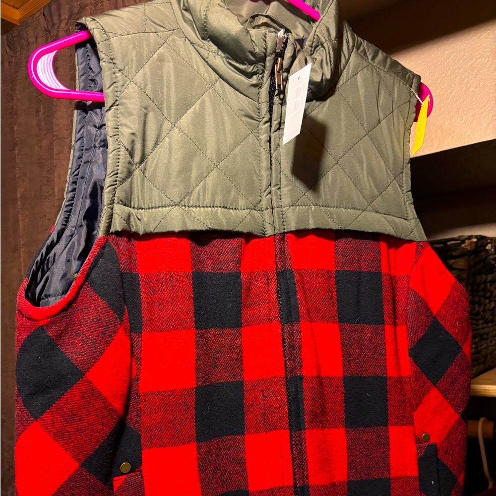 Maurices Buffalo Plaid Vest